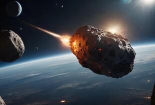 В Німеччині на житлові будинки впали осколки метеориту (відео)